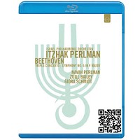 蓝光电影碟片/《贝多芬 第六交响曲 三重协奏曲 以色列/帕尔曼 》/简装BD25...