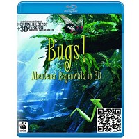 蓝光电影碟片/《雨林中的昆虫3D》/简装BD25G/现货/